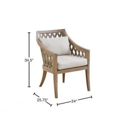 Kendra Natural Removable Cushion Accent Barrel Arm Chair by Madison Park -DealsProLounger Store natural madison park accent chairs mp100 1034 40 1000