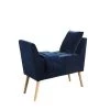 27 in. Navy Blue Mid-Century Storage Bench with Pillow and Blanket by ORE International 1 27 in. Navy Blue Mid-Century Storage Bench with Pillow and Blanket by ORE International -DealsProLounger Store navy blue ore international bedroom benches hb4695b 64 1000