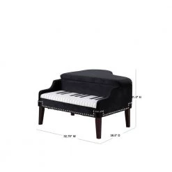 21 in. Navy Blue Grand Piano Silver Nailheads Storage Ottoman by ORE International 9 21 in. Navy Blue Grand Piano Silver Nailheads Storage Ottoman by ORE International -DealsProLounger Store navy blue ore international ottomans hb4838 40 1000