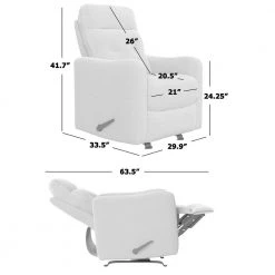 Navy Blue Velour-Like Fabric Rocker Recliner Chair with Tufted Back by ProLounger 23 Navy Blue Velour-Like Fabric Rocker Recliner Chair with Tufted Back by ProLounger -DealsProLounger Store navy blue velour like prolounger recliners a187060 1f 1000