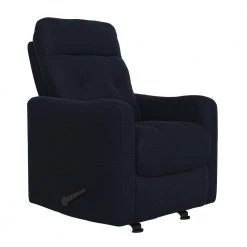 Navy Blue Velour-Like Fabric Rocker Recliner Chair with Tufted Back by ProLounger 24 Navy Blue Velour-Like Fabric Rocker Recliner Chair with Tufted Back by ProLounger -DealsProLounger Store navy blue velour like prolounger recliners a187060 44 1000