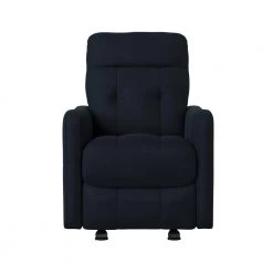 Navy Blue Velour-Like Fabric Rocker Recliner Chair with Tufted Back by ProLounger 22 Navy Blue Velour-Like Fabric Rocker Recliner Chair with Tufted Back by ProLounger -DealsProLounger Store navy blue velour like prolounger recliners a187060 4f 1000