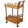 29 in. Oak 2-Tier Wine Serving Cart by ORE International -DealsProLounger Store oak ore international bar carts jw 104 oakb 64 1000