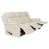 86.5 in. Off-White Polyester 3-Seater Lawson Reclining Sofa with Flared Arms by ProLounger 2 86.5 in. Off-White Polyester 3-Seater Lawson Reclining Sofa with Flared Arms by ProLounger -DealsProLounger Store off white almond prolounger sofas couches rcl59 kzs28 3s 64 1000