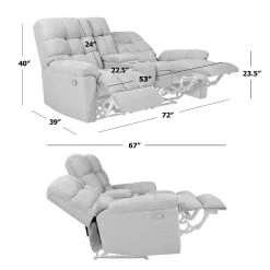 72 in. Peacock Blue Plush Low-Pile Velour Solid Fabric 2-Seat Wall Hugger Loveseat with Reclining Cupholders Storage by ProLounger -DealsProLounger Store peacock blue plush low pile velour prolounger loveseats a180023 1f 1000