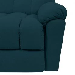 80.5 in. Peacock Blue Plush Low-Pile Velour Solid Fabric 3-Seat Tufted Wall Hugger Sofa with Reclining by ProLounger -DealsProLounger Store peacock blue plush low pile velour prolounger sofas couches a180030 fa 1000