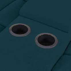 104.5 in. Peacock Blue Plush Low-Pile Velour Solid Fabric 3-Seat Wall Hugger Sofa with Reclining Cupholders Storage by ProLounger 24 104.5 in. Peacock Blue Plush Low-Pile Velour Solid Fabric 3-Seat Wall Hugger Sofa with Reclining Cupholders Storage by ProLounger -DealsProLounger Store peacock blue plush low pile velour prolounger sofas couches a180047 44 1000