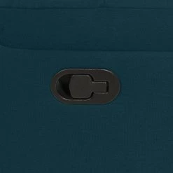 101 in. Peacock Blue Plush Low-Pile Velour Solid Fabric 4-Seat Tufted Wall Hugger Sofa with Reclining by ProLounger -DealsProLounger Store peacock blue plush low pile velour prolounger sofas couches a180054 44 1000