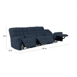 125 in. Peacock Blue Plush Low-Pile Velour Solid Fabric 4-Seat Tufted Wall Hugger Sofa with Reclining Cupholders Storage by ProLounger 18 125 in. Peacock Blue Plush Low-Pile Velour Solid Fabric 4-Seat Tufted Wall Hugger Sofa with Reclining Cupholders Storage by ProLounger -DealsProLounger Store peacock blue plush low pile velour prolounger sofas couches a180061 40 1000
