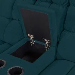 125 in. Peacock Blue Plush Low-Pile Velour Solid Fabric 4-Seat Tufted Wall Hugger Sofa with Reclining Cupholders Storage by ProLounger 28 125 in. Peacock Blue Plush Low-Pile Velour Solid Fabric 4-Seat Tufted Wall Hugger Sofa with Reclining Cupholders Storage by ProLounger -DealsProLounger Store peacock blue plush low pile velour prolounger sofas couches a180061 76 1000