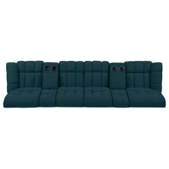 125 in. Peacock Blue Plush Low-Pile Velour Solid Fabric 4-Seat Tufted Wall Hugger Sofa with Reclining Cupholders Storage by ProLounger 19 125 in. Peacock Blue Plush Low-Pile Velour Solid Fabric 4-Seat Tufted Wall Hugger Sofa with Reclining Cupholders Storage by ProLounger -DealsProLounger Store peacock blue plush low pile velour prolounger sofas couches a180061 a0 1000