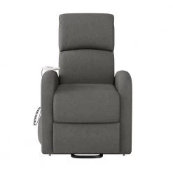 Gray Power Recline and Lift Chair with Heat and Massage by ProLounger 21 Gray Power Recline and Lift Chair with Heat and Massage by ProLounger -DealsProLounger Store pewter gray prolounger recliners a156813 4f 1000