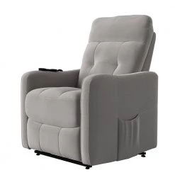 Platinum Gray Velour Fabric Power Recline and Lift Chair with Wired Remote by ProLounger 17 Platinum Gray Velour Fabric Power Recline and Lift Chair with Wired Remote by ProLounger -DealsProLounger Store platinum gray velour prolounger recliners a191074 40 1000