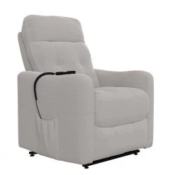 Platinum Gray Velour Fabric Power Recline and Lift Chair with Wired Remote by ProLounger 24 Platinum Gray Velour Fabric Power Recline and Lift Chair with Wired Remote by ProLounger -DealsProLounger Store platinum gray velour prolounger recliners a191074 44 1000