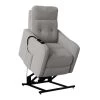 Platinum Gray Velour Fabric Power Recline and Lift Chair with Wired Remote by ProLounger 2 Platinum Gray Velour Fabric Power Recline and Lift Chair with Wired Remote by ProLounger -DealsProLounger Store platinum gray velour prolounger recliners a191074 64 1000