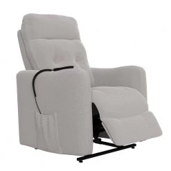 Platinum Gray Velour Fabric Power Recline and Lift Chair with Wired Remote by ProLounger 25 Platinum Gray Velour Fabric Power Recline and Lift Chair with Wired Remote by ProLounger -DealsProLounger Store platinum gray velour prolounger recliners a191074 fa 1000