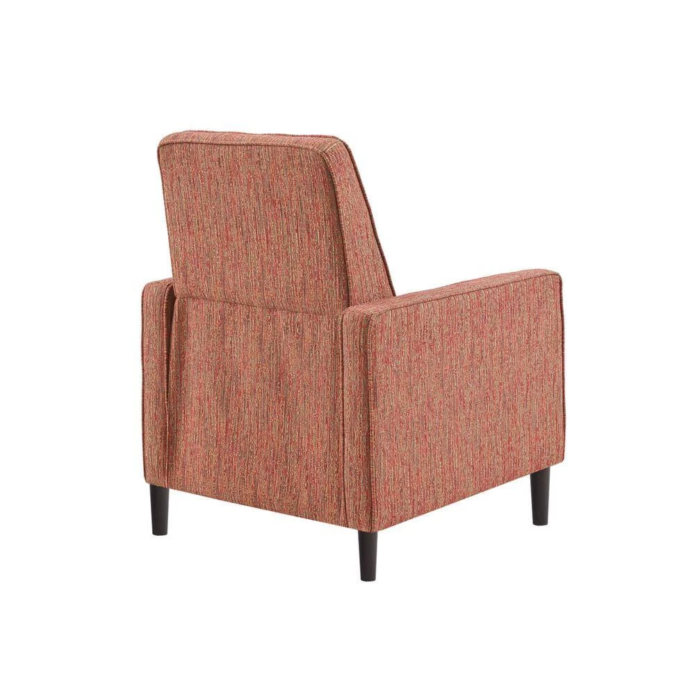 Aartwood Red Push Back Upholstered Recliner by Madison Park 7 Aartwood Red Push Back Upholstered Recliner by Madison Park - Image 5