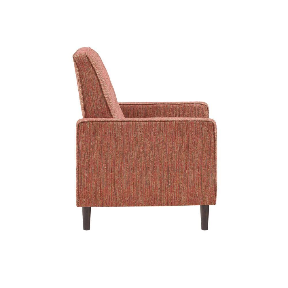 Aartwood Red Push Back Upholstered Recliner by Madison Park 6 Aartwood Red Push Back Upholstered Recliner by Madison Park - Image 4