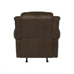 40 in. W Distressed Saddle Brown Faux Leather Rocking 3 Position Recliner by ProLounger -DealsProLounger Store saddle brown prolounger recliners rcl60 nks89 rk 66 1000