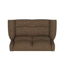 60.5 in. Distressed Saddle Brown Polyester 2-Seater Reclining Loveseat with Nailheads by ProLounger -DealsProLounger Store saddle brown prolounger sofas couches rcl60 nks89 2s a0 1000