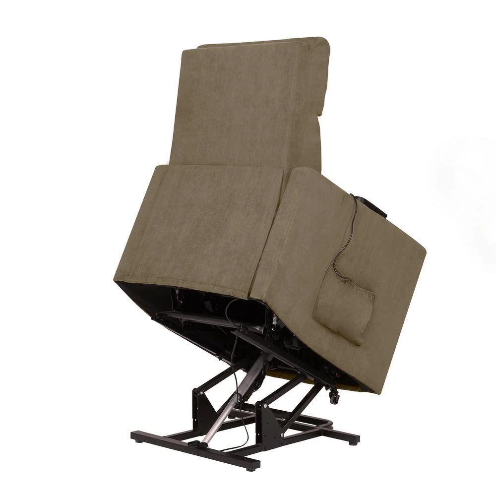 Sage Gray Microfiber Power Lift Chair Recliner by ProLounger 12 Sage Gray Microfiber Power Lift Chair Recliner by ProLounger - Image 10