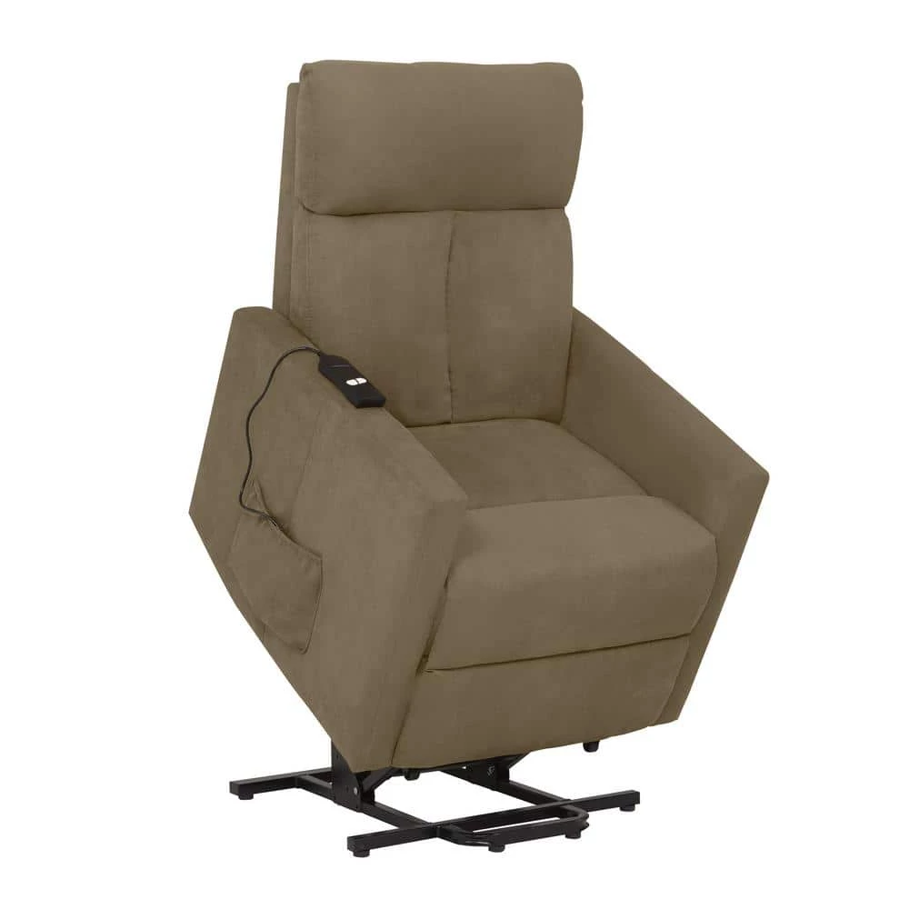 Sage Gray Microfiber Power Lift Chair Recliner by ProLounger 3 Sage Gray Microfiber Power Lift Chair Recliner by ProLounger