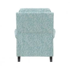 Blue Coral Woven Fabric Push Back Recliner Chair by ProLounger -DealsProLounger Store sky blue creamy white coral prolounger recliners rcl37 crl52 pb 44 1000