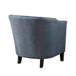 Emery Slate Blue Barrel Arm Chair by Madison Park -DealsProLounger Store slate blue madison park accent chairs fpf18 0494 4f 1000