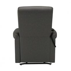 Modern Style in Slate Gray Suede-like Fabric with Round Arms Power Recline and Lift Chair by ProLounger 21 Modern Style in Slate Gray Suede-like Fabric with Round Arms Power Recline and Lift Chair by ProLounger -DealsProLounger Store slate gray prolounger recliners a159517 66 1000