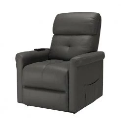 Modern Style in Slate Gray Suede-like Fabric with Round Arms Power Recline and Lift Chair by ProLounger 27 Modern Style in Slate Gray Suede-like Fabric with Round Arms Power Recline and Lift Chair by ProLounger -DealsProLounger Store slate gray prolounger recliners a159517 fa 1000