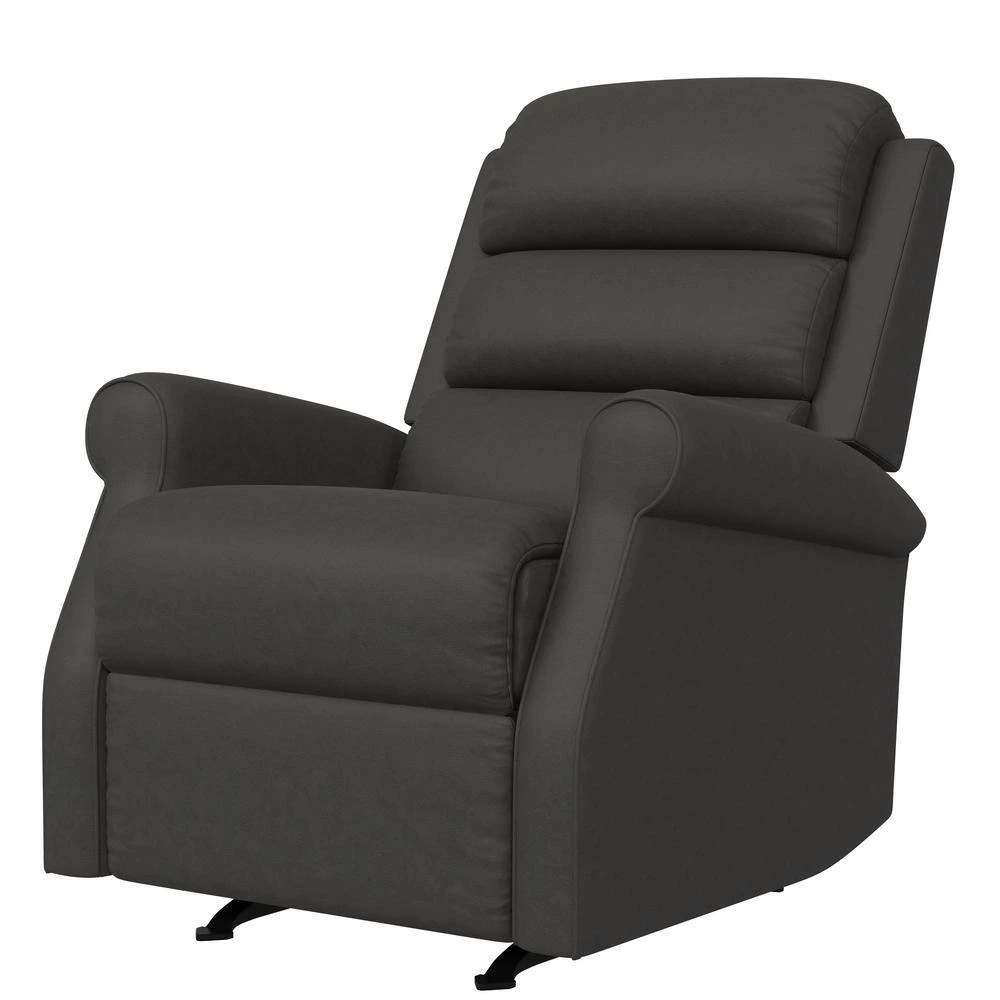 Slate Gray Suede-like Nubuck Fabric Rocker Recliner Chair by ProLounger 13 Slate Gray Suede-like Nubuck Fabric Rocker Recliner Chair by ProLounger - Image 11