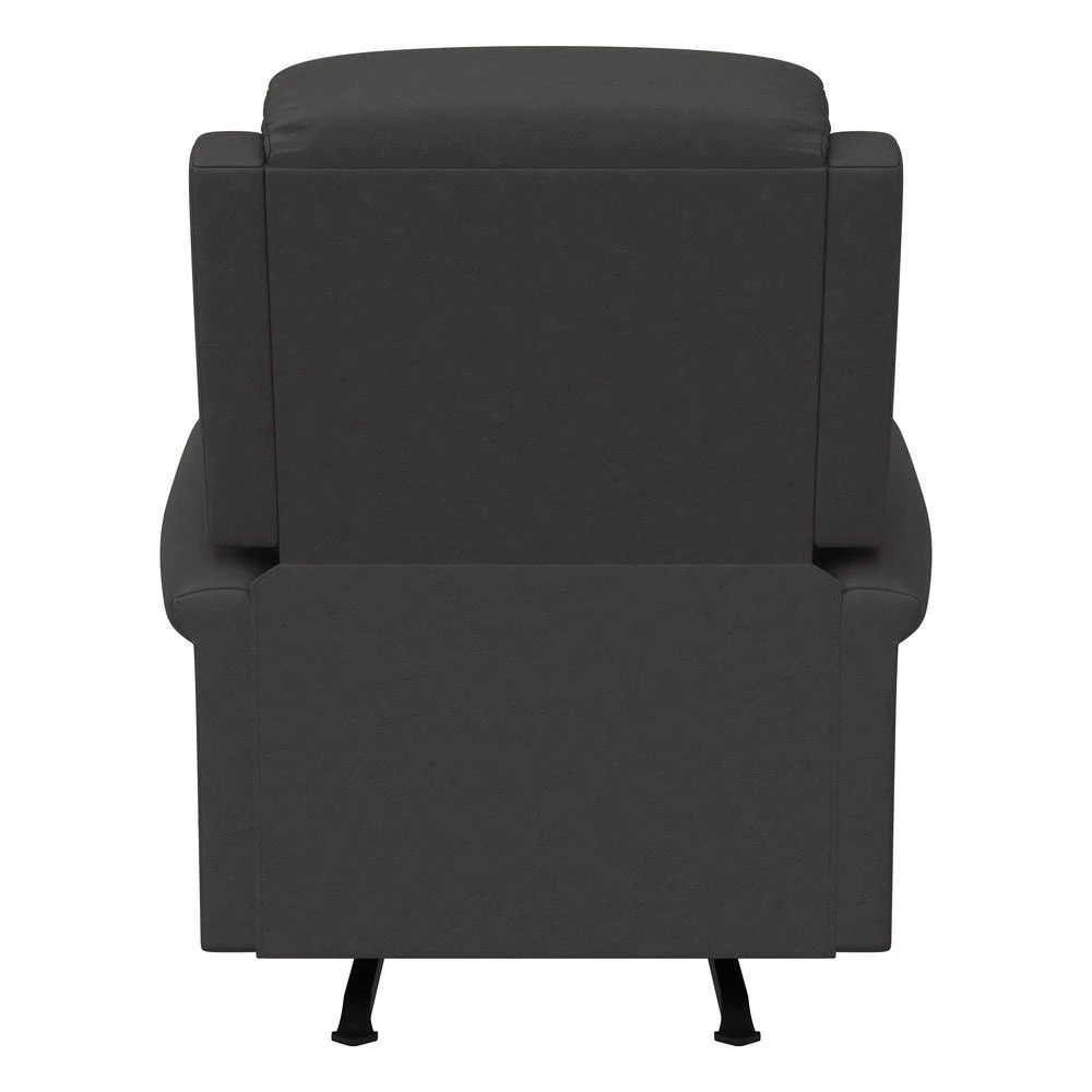 Slate Gray Suede-like Nubuck Fabric Rocker Recliner Chair by ProLounger 8 Slate Gray Suede-like Nubuck Fabric Rocker Recliner Chair by ProLounger - Image 6