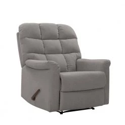 Gray Velour Extra Large Wall Hugger Recliner by ProLounger -DealsProLounger Store smoke gray prolounger recliners rcl63 cnf16 xwh 1f 1000