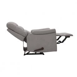 Gray Velour Extra Large Wall Hugger Recliner by ProLounger -DealsProLounger Store smoke gray prolounger recliners rcl63 cnf16 xwh 77 1000
