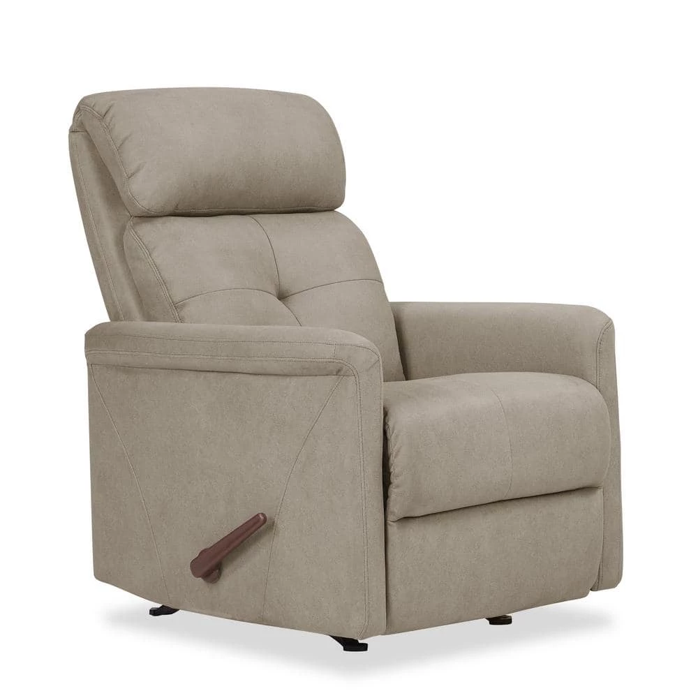 Rocker in Stone Nubuck Fabric Recliner Chair by ProLounger 12 Rocker in Stone Nubuck Fabric Recliner Chair by ProLounger - Image 10