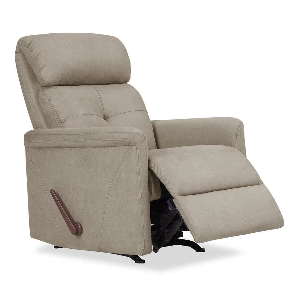 Rocker in Stone Nubuck Fabric Recliner Chair by ProLounger 3 Rocker in Stone Nubuck Fabric Recliner Chair by ProLounger