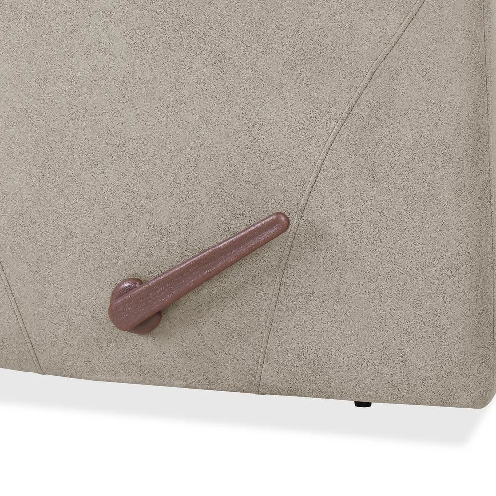 Rocker in Stone Nubuck Fabric Recliner Chair by ProLounger 14 Rocker in Stone Nubuck Fabric Recliner Chair by ProLounger - Image 12