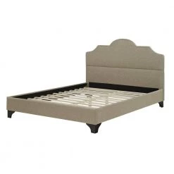 Antioch Taupe Full Upholstered Bed by Boyd Sleep -DealsProLounger Store taupe boyd sleep platform beds hcantiobeddb 4f 1000