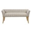 Antonio Taupe Multi Flared Arms Accent Bench 23"H x 49.5"W x 19.25"D by Madison Park -DealsProLounger Store taupe multi madison park dining benches mp105 0999 64 1000