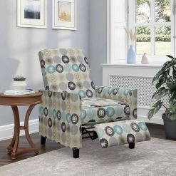 Classic Taupe Multi Starburst Print Pushback Recliner Chair by ProLounger -DealsProLounger Store taupe multi starburst print prolounger recliners a152716 31 1000