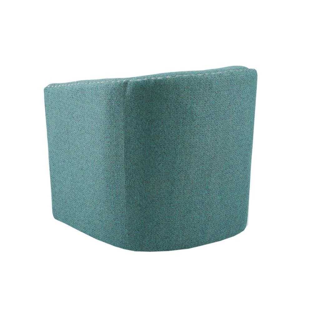 Memo Teal Multi 360° Swivel Chair by Madison Park 6 Memo Teal Multi 360° Swivel Chair by Madison Park - Image 4