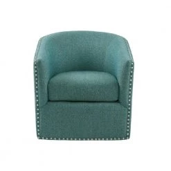 Memo Teal Multi 360° Swivel Chair by Madison Park
