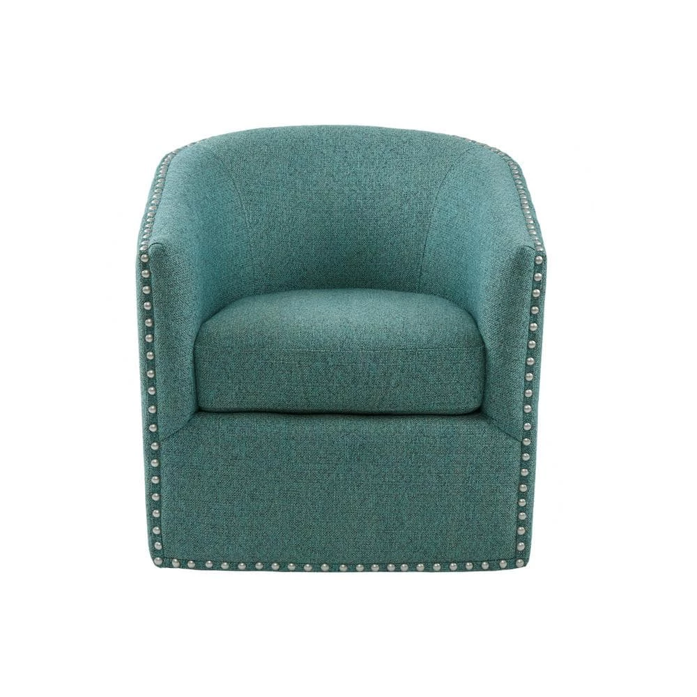 Memo Teal Multi 360° Swivel Chair by Madison Park 3 Memo Teal Multi 360° Swivel Chair by Madison Park