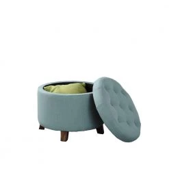 20.25 in. Teal Green Tufted Storage Ottoman with Legs by ORE International 8 20.25 in. Teal Green Tufted Storage Ottoman with Legs by ORE International -DealsProLounger Store teal ore international ottomans hb4767b c3 1000