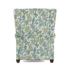 Round Arm Turquoise Green Multi-Floral Garden Inspired Print Fabric Push Back Recliner by ProLounger -DealsProLounger Store turquoise green multi floral garden inspired print prolounger recliners a193245 66 1000