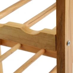 32 in. Wooden Wine Rack With Wheels by ORE International -DealsProLounger Store unfinished ore international bar carts f 2002b 77 1000