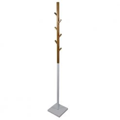 69 in. Walnut/White Modern Youth Coat Rack by ORE International