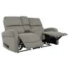 70.4 in. Warm Gray Chenille Polyester 2-Seater Reclining Loveseat with Power Storage Console by ProLounger -DealsProLounger Store warm gray chenille prolounger loveseats rcl53 brm16 2sc 64 1000