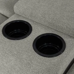 70.4 in. Warm Gray Chenille Polyester 2-Seater Reclining Loveseat with Power Storage Console by ProLounger -DealsProLounger Store warm gray chenille prolounger loveseats rcl53 brm16 2sc 77 1000