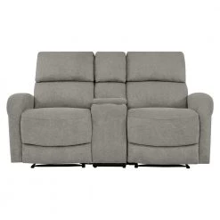 70.4 in. Warm Gray Chenille Polyester 2-Seater Reclining Loveseat with Power Storage Console by ProLounger -DealsProLounger Store warm gray chenille prolounger loveseats rcl53 brm16 2sc fa 1000